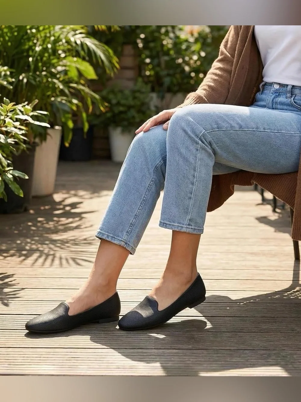NWT Comfortable Black Ballet Flats Shoes